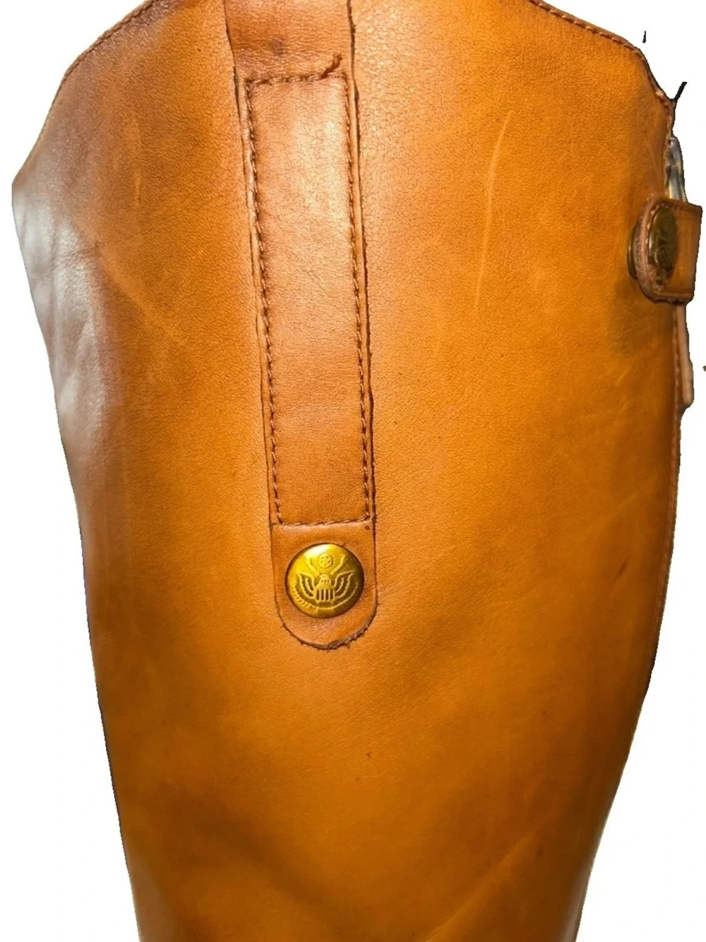 Sam Edelman Penny Whiskey Tan Leather Tall Knee High Riding Boots Women's 9.5M
